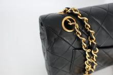 画像をギャラリービューアに読み込む, CHANEL/シャネル マトラッセWフラップWチェーンショルダーバッグ ラムスキン ブラック/ゴールド金具 ショルダーバッグ 800090227
