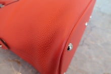 将图片加载到图库查看器,HERMES BOLIDE 35 Clemence leather Rouge tomate T刻印 Shoulder bag 800060019