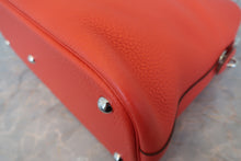 将图片加载到图库查看器,HERMES BOLIDE 35 Clemence leather Rouge tomate T刻印 Shoulder bag 800060019