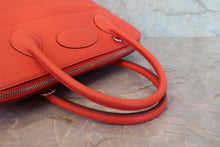 将图片加载到图库查看器,HERMES BOLIDE 35 Clemence leather Rouge tomate T刻印 Shoulder bag 800060019