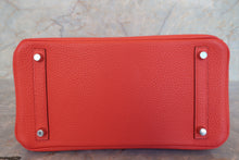Load image into Gallery viewer, HERMES BIRKIN 30 Clemence leather Rose jaipur □R Engraving Hand bag 700100001