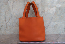 画像をギャラリービューアに読み込む, HERMES/エルメス ピコタンロックMM トリヨンクレマンス オレンジ □M刻印 ハンドバッグ 700080189