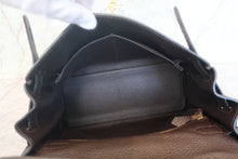 Load image into Gallery viewer, HERMES KELLY 28 Clemence leather Chocolat □J Engraving Shoulder bag 700120063