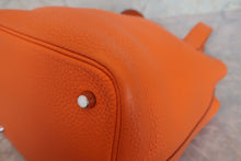画像をギャラリービューアに読み込む, HERMES/エルメス ピコタンロックMM トリヨンクレマンス オレンジ □M刻印 ハンドバッグ 700080189