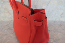 Load image into Gallery viewer, HERMES BIRKIN 30 Clemence leather Rose jaipur □R Engraving Hand bag 700100001