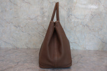 将图片加载到图库查看器,HERMES GARDEN PARTY PM Negonda leather Etoupe gray □K刻印 Tote bag 800060009