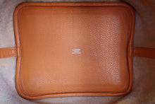 画像をギャラリービューアに読み込む, HERMES/エルメス ピコタンロックMM トリヨンクレマンス オレンジ □M刻印 ハンドバッグ 700080189