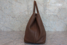 将图片加载到图库查看器,HERMES GARDEN PARTY PM Negonda leather Etoupe gray □K刻印 Tote bag 800060009