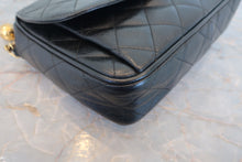 将图片加载到图库查看器,CHANEL/香奈儿 CF 链条包 荔枝皮 Black/Gold hadware(黑色/金色金属) 肩背包 800040070