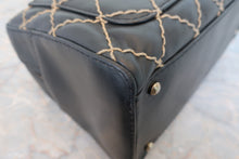 将图片加载到图库查看器,CHANEL/香奈儿 粗线包 手提包 羊皮 Black/Gold hadware(黑色/金色金属) 手提包 800020183