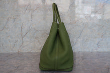 將圖片載入圖庫檢視器 HERMES/エルメス ガーデンパーティPM ネゴンダ アニスグリーン □Q刻印 トートバッグ 700100051