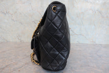 画像をギャラリービューアに読み込む, CHANEL/シャネル マトラッセチェーンリュック ラムスキン ブラック/ゴールド金具 リュック 800070099