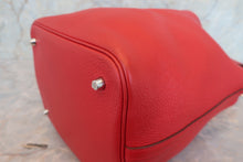 Load image into Gallery viewer, HERMES PICOTIN LOCK MM Clemence leather Rouge casaque C Engraving Hand bag 700110041