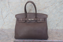 Load image into Gallery viewer, HERMES BIRKIN 35 Togo leather Etain □P Engraving Hand bag 700050028