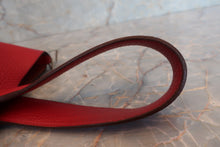 Load image into Gallery viewer, HERMES PICOTIN LOCK MM Clemence leather Rouge casaque C Engraving Hand bag 700110041