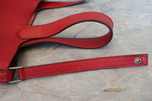 Load image into Gallery viewer, HERMES PICOTIN LOCK MM Clemence leather Rouge casaque C Engraving Hand bag 700110041