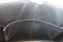 画像をギャラリービューアに読み込む, HERMES/エルメス ケリー32 ボックスカーフ ブラック 〇T刻印 ショルダーバッグ 800010080