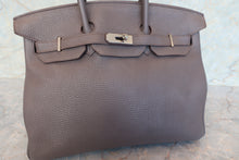 Load image into Gallery viewer, HERMES BIRKIN 35 Togo leather Etain □P Engraving Hand bag 700050028