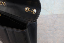 Load image into Gallery viewer, CHANEL Mademoiselle chain shoulder bag Caviar skin Black/Gold hadware Shoulder bag 800070146