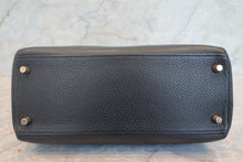 Load image into Gallery viewer, HERMES KELLY 28 Clemence leather Black T Engraving Shoulder bag 700120060