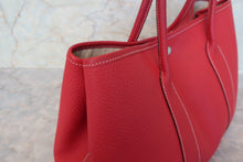 將圖片載入圖庫檢視器 HERMES/エルメス ガーデンパーティPM ネゴンダ ルージュカザック □P刻印 トートバッグ 700100011