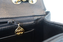 Load image into Gallery viewer, CHANEL Mademoiselle chain shoulder bag Caviar skin Black/Gold hadware Shoulder bag 800070146