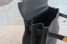 Load image into Gallery viewer, HERMES KELLY 28 Clemence leather Black T Engraving Shoulder bag 700120060