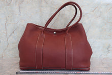 画像をギャラリービューアに読み込む, HERMES/エルメス ガーデンパーティPM ネゴンダ ルージュアッシュ □P刻印 トートバッグ 700110047