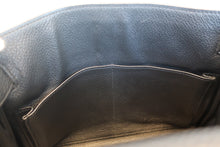 Load image into Gallery viewer, HERMES KELLY 28 Clemence leather Black T Engraving Shoulder bag 700120060