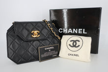 画像をギャラリービューアに読み込む, CHANEL/シャネル マトラッセチェーンショルダーバッグ ラムスキン ブラック/ゴールド金具 ショルダーバッグ 800100071