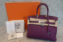 Load image into Gallery viewer, HERMES BIRKIN 30 Togo leather Anemone Hand bag 700120090