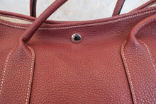 画像をギャラリービューアに読み込む, HERMES/エルメス ガーデンパーティPM ネゴンダ ルージュアッシュ □P刻印 トートバッグ 700110047