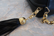 Load image into Gallery viewer, CHANEL Mademoiselle fringe chain shoulder bag Lambskin Black/Gold hadware Shoulder bag 700100030