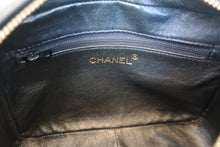 Load image into Gallery viewer, CHANEL Mademoiselle fringe chain shoulder bag Lambskin Black/Gold hadware Shoulder bag 700100030
