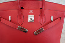 画像をギャラリービューアに読み込む, HERMES/エルメス バーキン35 トリヨンクレマンス ルージュヴィフ ハンドバッグ 700110046