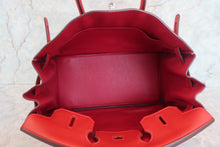 画像をギャラリービューアに読み込む, HERMES/エルメス バーキン35 トリヨンクレマンス ルージュヴィフ ハンドバッグ 700110046