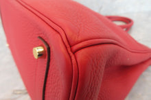 Load image into Gallery viewer, HERMES BIRKIN 35 Clemence leather Rouge casaque □Q Engraving Hand bag 700020171