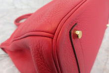 Load image into Gallery viewer, HERMES BIRKIN 35 Clemence leather Rouge casaque □Q Engraving Hand bag 700020171