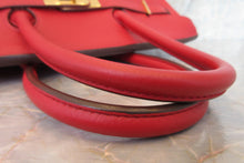 Load image into Gallery viewer, HERMES BIRKIN 35 Clemence leather Rouge casaque □Q Engraving Hand bag 700020171
