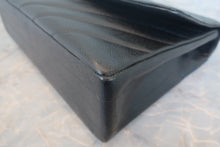 Load image into Gallery viewer, CHANEL Bias stitch chain shoulder bag Caviar skin Black/Gold hadware Shoulder bag 700120117