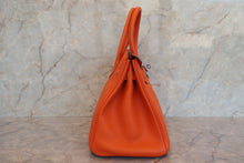 画像をギャラリービューアに読み込む, HERMES/エルメス バーキン30 トゴ オレンジ □N刻印 ハンドバッグ 700070178