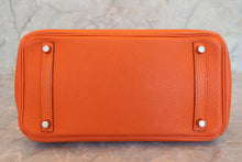 画像をギャラリービューアに読み込む, HERMES/エルメス バーキン30 トゴ オレンジ □N刻印 ハンドバッグ 700070178