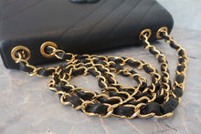 Load image into Gallery viewer, CHANEL Bias stitch chain shoulder bag Caviar skin Black/Gold hadware Shoulder bag 700120117
