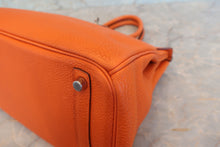 画像をギャラリービューアに読み込む, HERMES/エルメス バーキン30 トゴ オレンジ □N刻印 ハンドバッグ 700070178