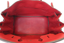 Load image into Gallery viewer, HERMES BIRKIN 35 Clemence leather Rouge casaque □Q Engraving Hand bag 700020171