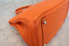 画像をギャラリービューアに読み込む, HERMES/エルメス バーキン30 トゴ オレンジ □N刻印 ハンドバッグ 700070178