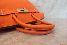画像をギャラリービューアに読み込む, HERMES/エルメス バーキン30 トゴ オレンジ □N刻印 ハンドバッグ 700070178