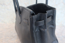 画像をギャラリービューアに読み込む, HERMES/エルメス バーキン30 トリヨンクレマンス ブラック □I刻印 ハンドバッグ 800010067