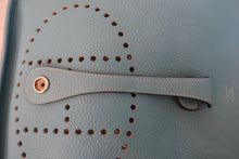 将图片加载到图库查看器,HERMES EVELYNE 3PM Clemence leather Blue jean □M刻印 Shoulder bag 800040064