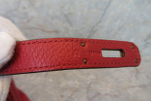 Load image into Gallery viewer, HERMES BIRKIN 35 Clemence leather Rouge casaque □Q Engraving Hand bag 700020171